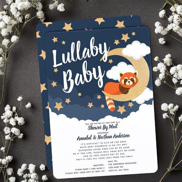 Lullaby Baby Red Panda Moon Baby Shower By Mail