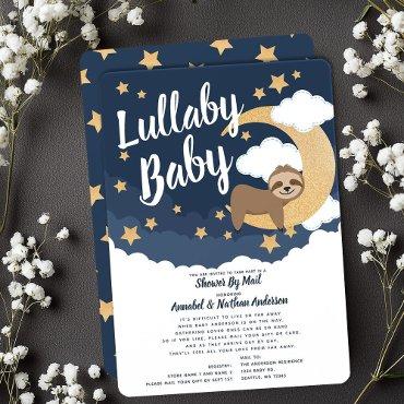 Lullaby Baby Sloth Moon Baby Shower By Mail
