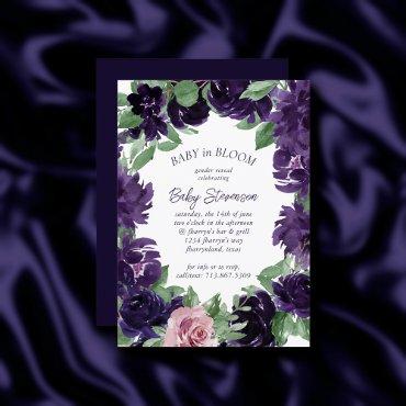 Lush Blossoms | Purple and Pink Rose Gender Reveal