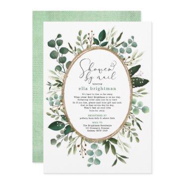 Lush Greenery Baby Shower By Mail Long Distance
