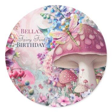 Magic Mushroom Fairy Forest Sticker