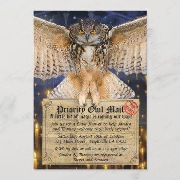 Magic Owl Mail Letter for a Wizard