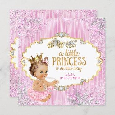 Magical Carriage Princess Baby Shower Pink