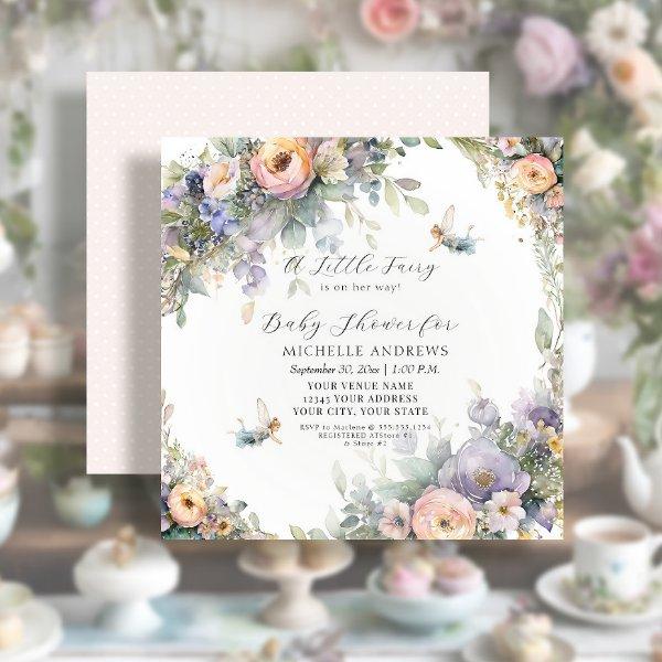 Magical Fairy Tea Party Floral Girl