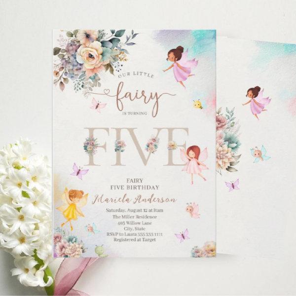 Magical Floral Fairy Princess is turning five  wat