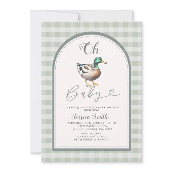Mallard Duck Baby Shower