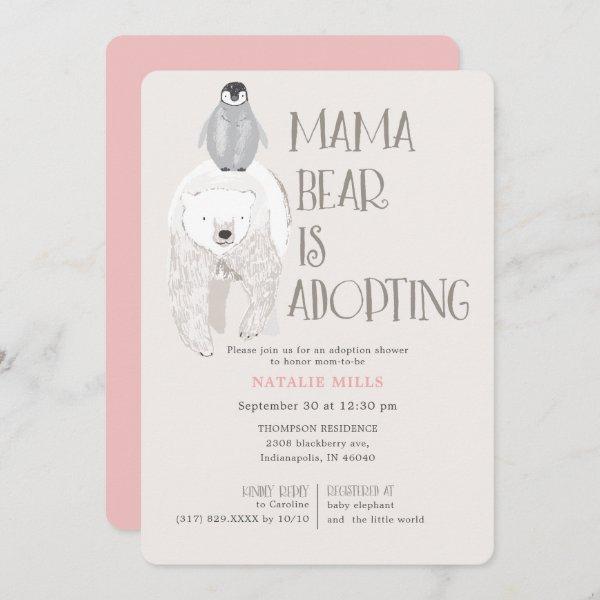 Mama Bear Adoption Pink Girl