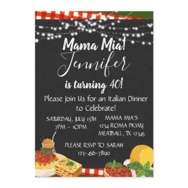 Mama Mia Italian Dinner Party