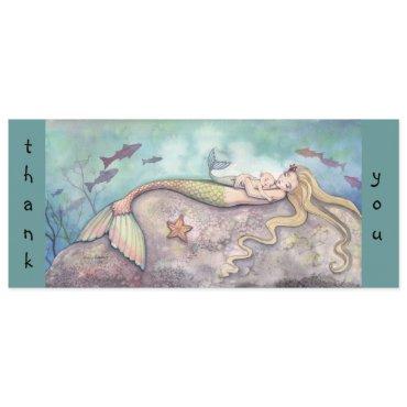 Mermaid Baby Shower Thank You Notes