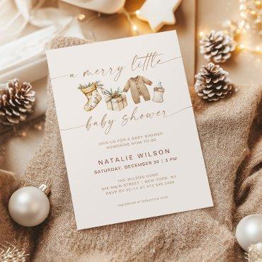Merry Little Baby Shower Gender Neutral Boho