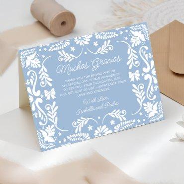 Mexican Cielito Lindo Baby Shower Thank You Card