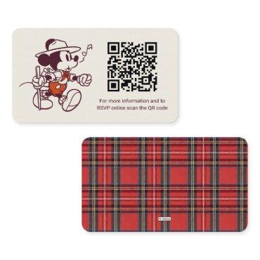 Mickey Mouse Baby Shower Gift Registry Enclosure Card
