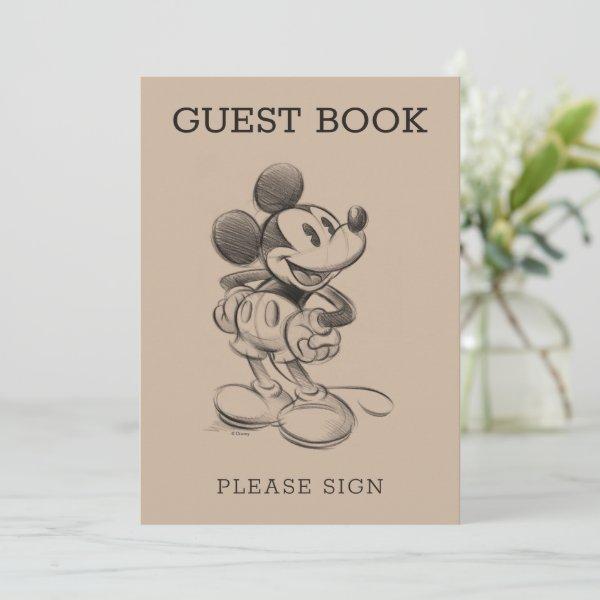 Mickey Mouse Baby Shower Guest Book