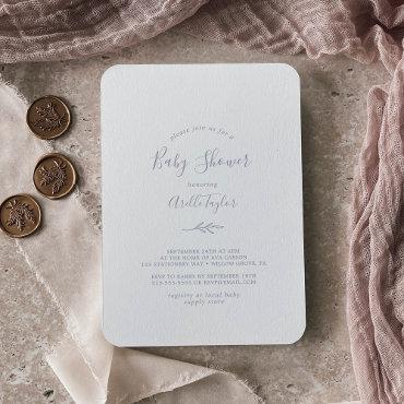 Minimal Leaf | Dusty Purple