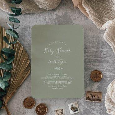Minimal Leaf | Sage Green