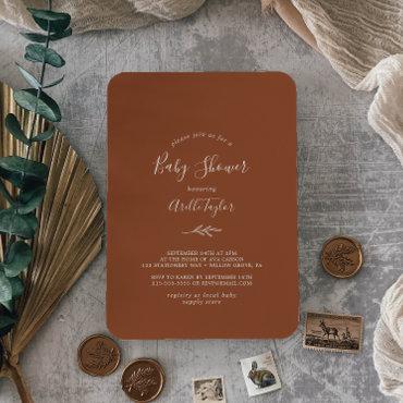 Minimal Leaf | Terracotta