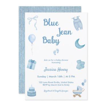 Minimalist Blue Jean Baby Denim