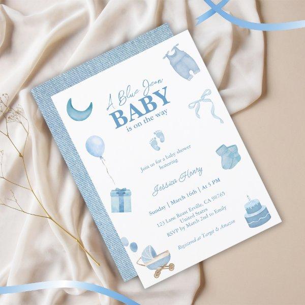 Minimalist Blue Jean Baby Denim