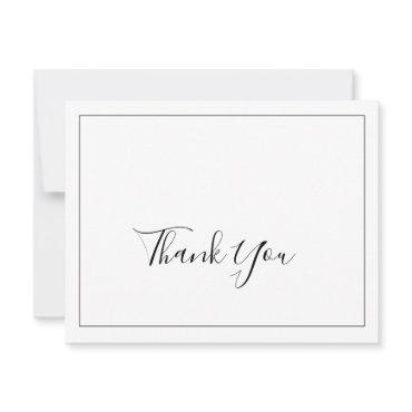 Minimalist Thank You Card