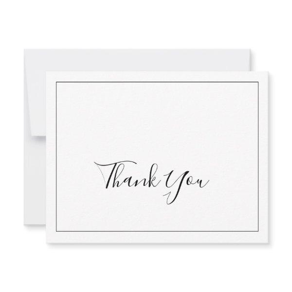 Minimalist Thank You Card