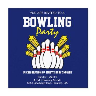 Modern Blue Bowling