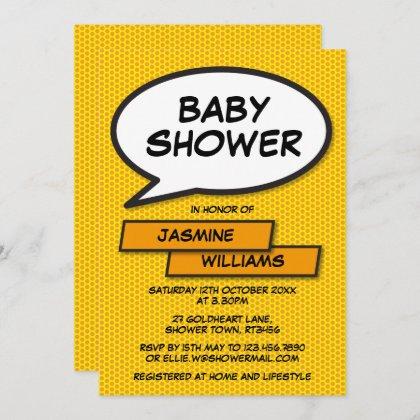 Modern Gender Neutral Baby Shower Fun Invitation