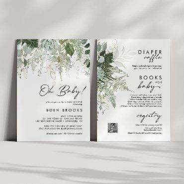 Modern Greenery and Gold All In One