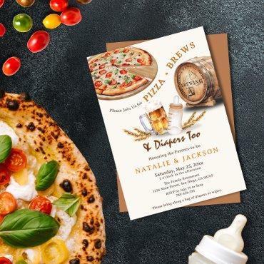 Modern Pizza Brews & Diapers Couples