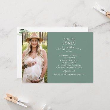 Modern Simple Baby Shower by Mail Photo Sage