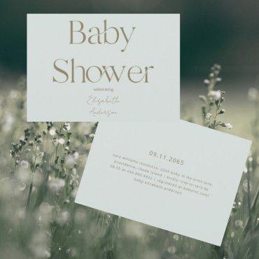 Modern & Simple Neutral Baby Shower