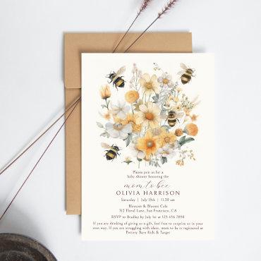 Mom To Bee Wildflower Floral Couples