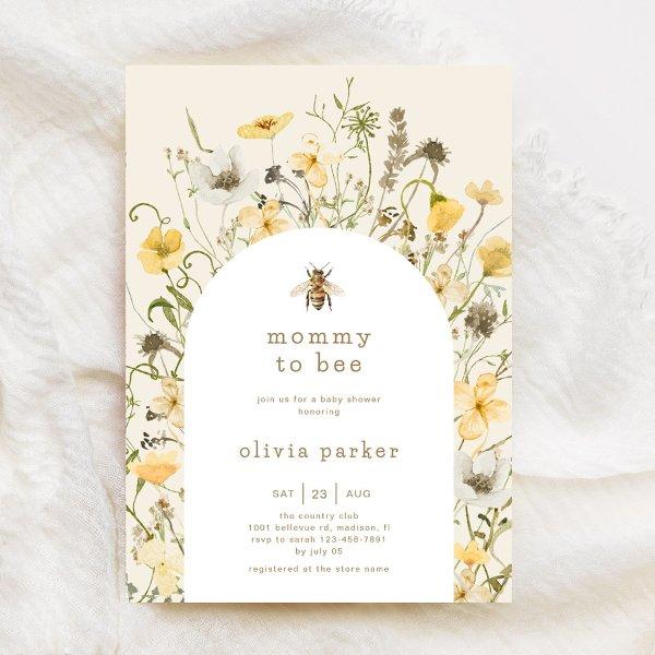 Mommy To Bee Baby Shower Wildflower