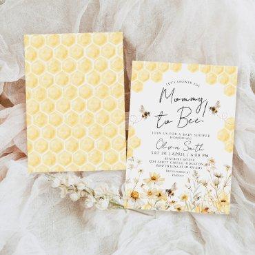 Mommy to Bee Bumble Wildlfower Spring Baby Shower