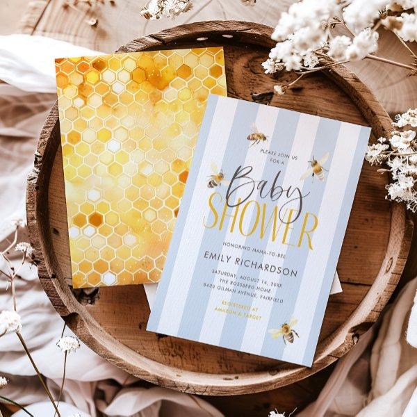 Mommy to Bee Honey Blue