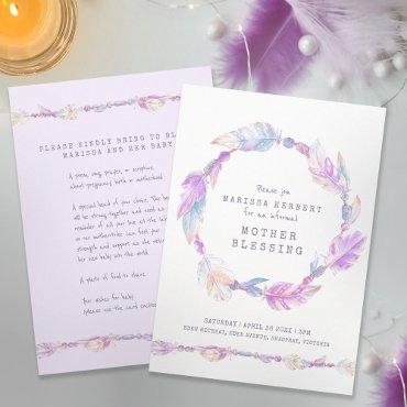 Mother blessing beads instructions purple art