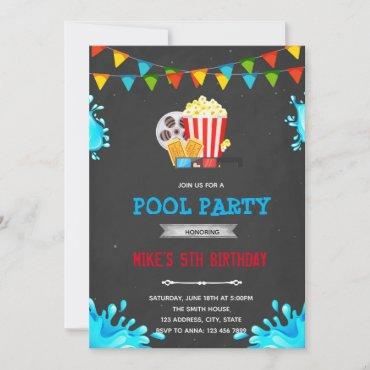 Movie pool party