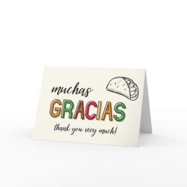 Muchas Gracias Taco Thank You Very Much Card