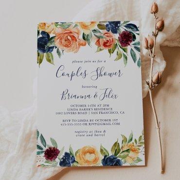 Multicolor Elegant Floral Couples Shower