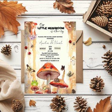 mushrooms rustic whimsical Fall