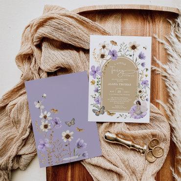 Muted Bohemian Fairy Wildflower Girl