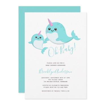 Narwhal Oh Baby Gender Neutral