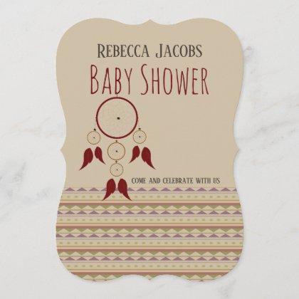 Native American Baby Shower Invitation