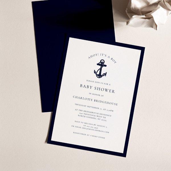 Nautical Anchor Coastal Boy