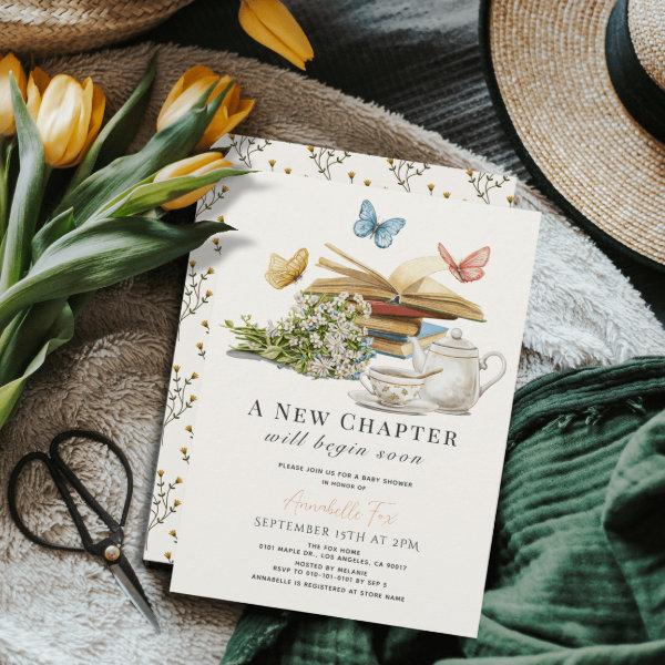 New Chapter Tea Set Butterflies Book