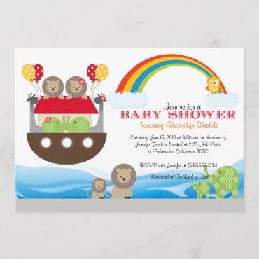 Noah's Ark Invitation - Baby Shower