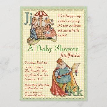 Nursery Rhyme Baby Shower Invitation