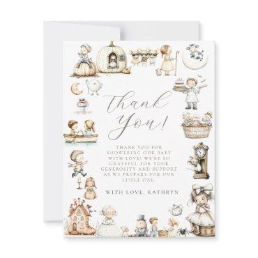 Nursery Rhyme Baby Shower Thank You Card