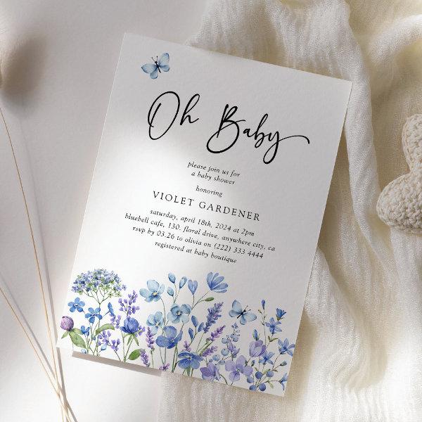 Oh Baby Blue Wildflower