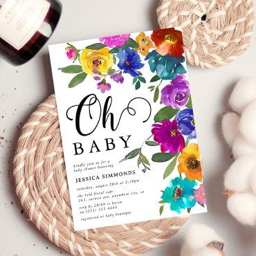Oh Baby Bright & Bold Florals