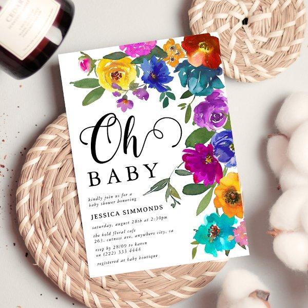 Oh Baby Bright & Bold Florals